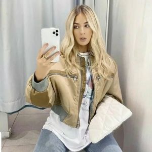 zara satin bomber jacket